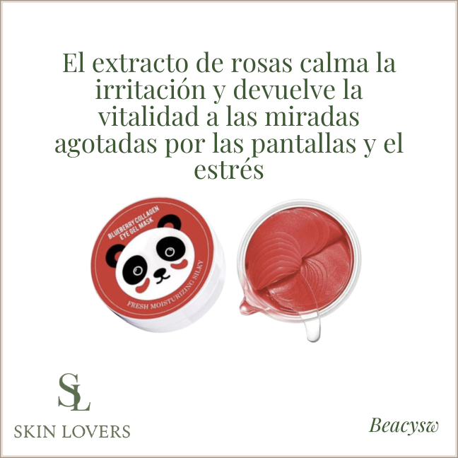 MASCARILLA DE HIDROGEL PARA EL CONTORNO DE OJOS ROSE COLLAGEN EYE GEL MASK