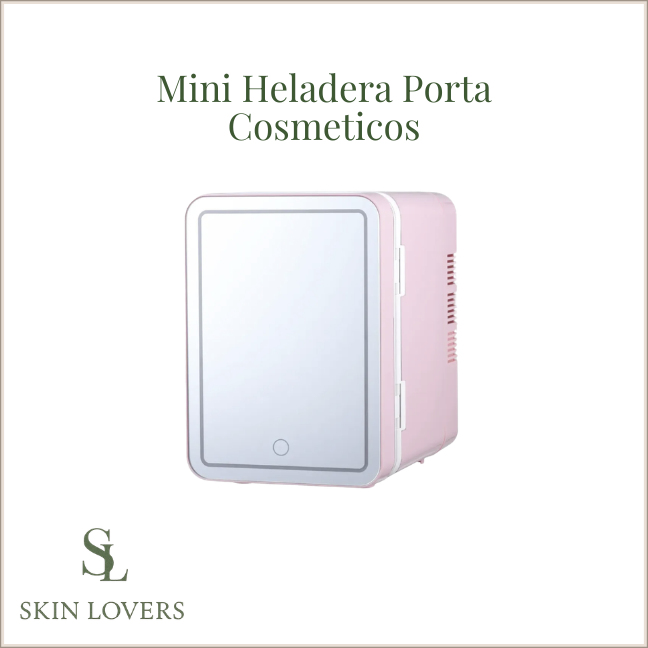 MINI HELADERA PORTA COSMETICOS