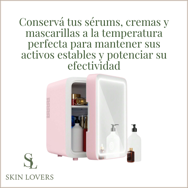 MINI HELADERA PORTA COSMETICOS