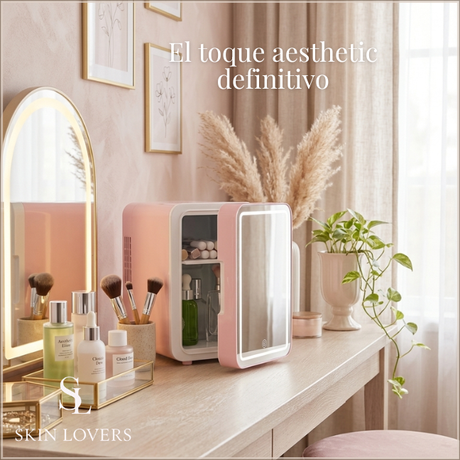 MINI HELADERA PORTA COSMETICOS