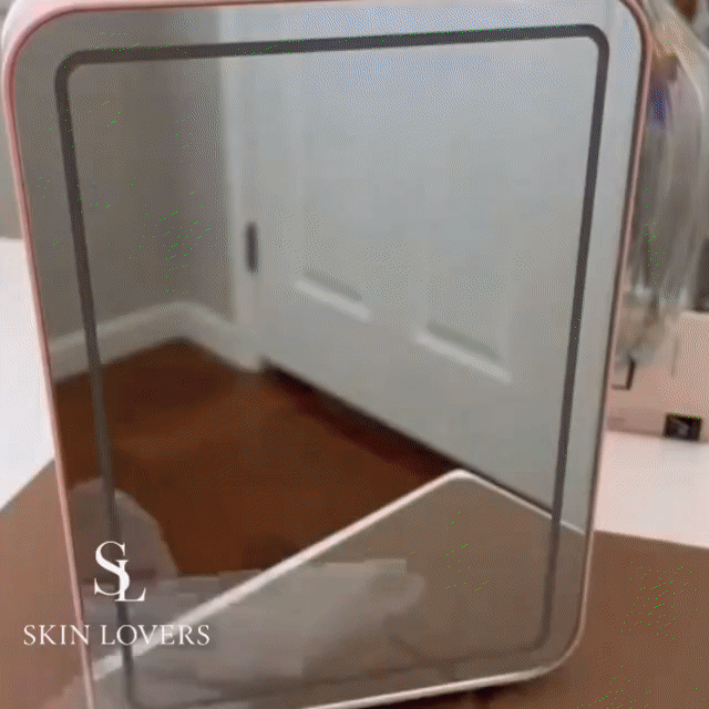 MINI HELADERA PORTA COSMETICOS