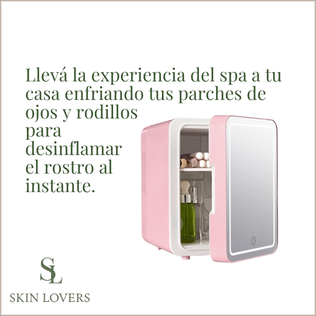 MINI HELADERA PORTA COSMETICOS