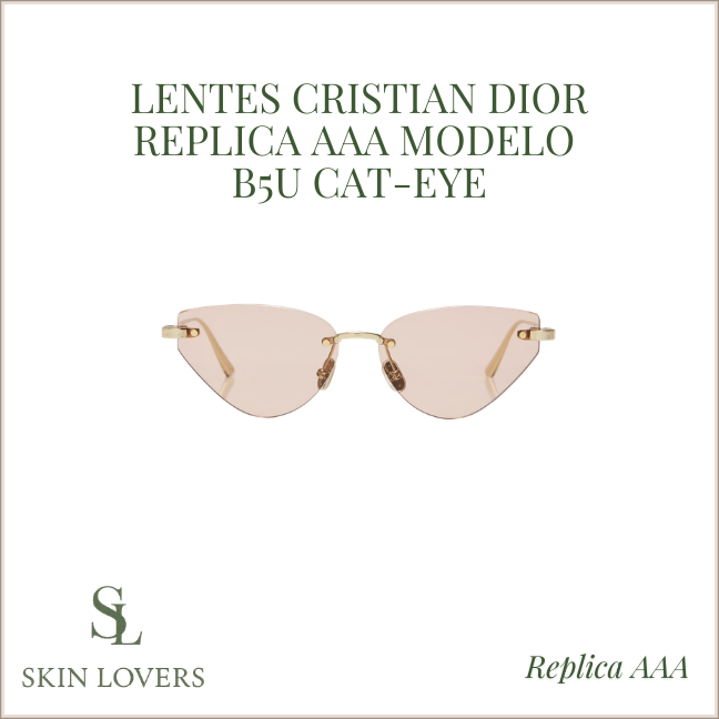 LENTES CRISTIAN DIOR REPLICA AAA MODELO B5U CAT-EYE
