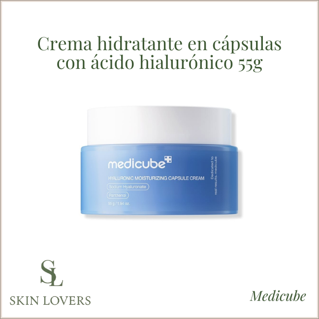 HYALURONIC MOISTURIZING CAPSULE CREAM 55g TODO TIPO DE PIEL DÍA/NOCHE - MEDICUBE