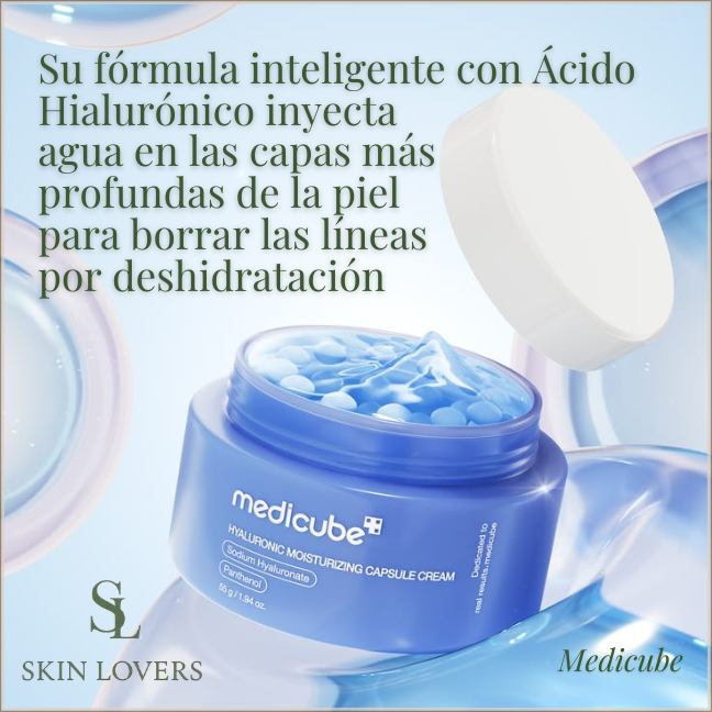 HYALURONIC MOISTURIZING CAPSULE CREAM 55g TODO TIPO DE PIEL DÍA/NOCHE - MEDICUBE