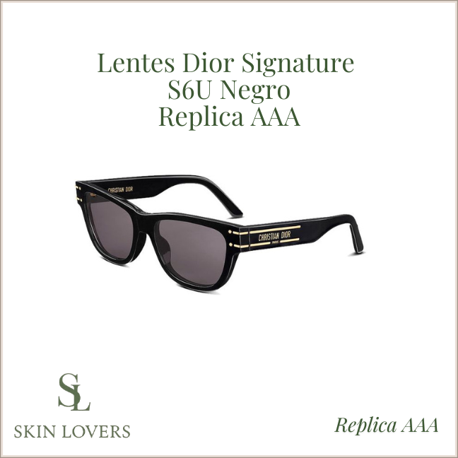 REPLICA AAA LENTES DIOR DE MUJER MODELO NEGRO S6U DIOR SIGNATURE