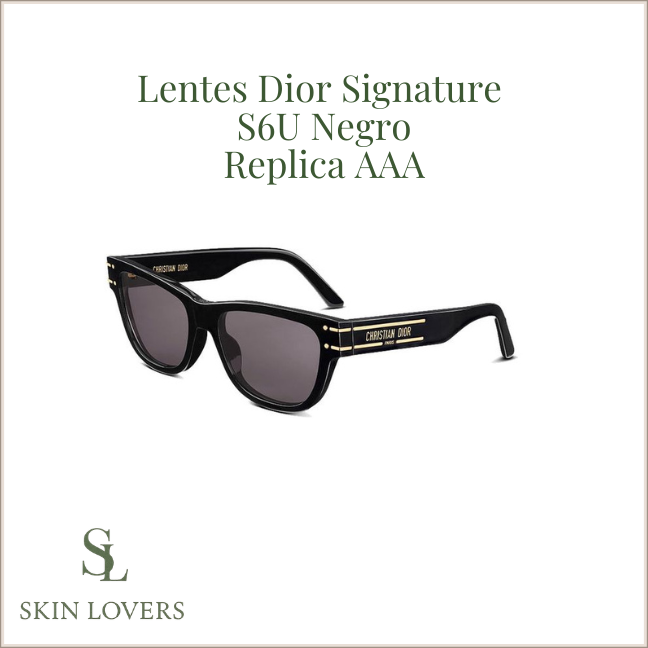 LENTES DIOR DE MUJER MODELO NEGRO S6U DIOR SIGNATURE