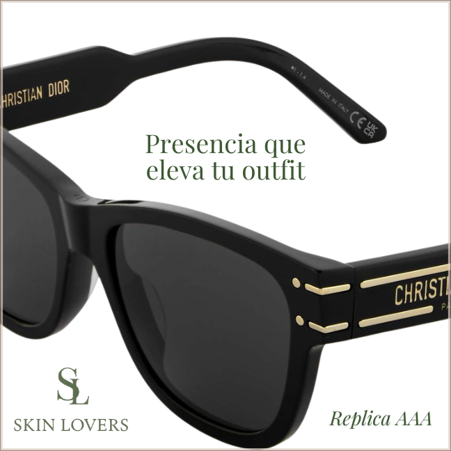 REPLICA AAA LENTES DIOR DE MUJER MODELO NEGRO S6U DIOR SIGNATURE