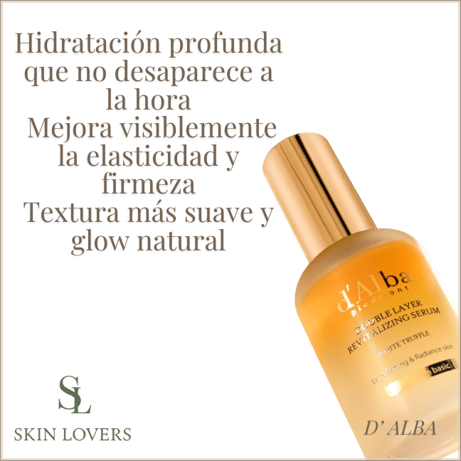 D'ALBA PIEDMONT DOUBLE LAYER REVITALIZING SERUM -EXTRA FIRMING & RADIANCE SKIN-