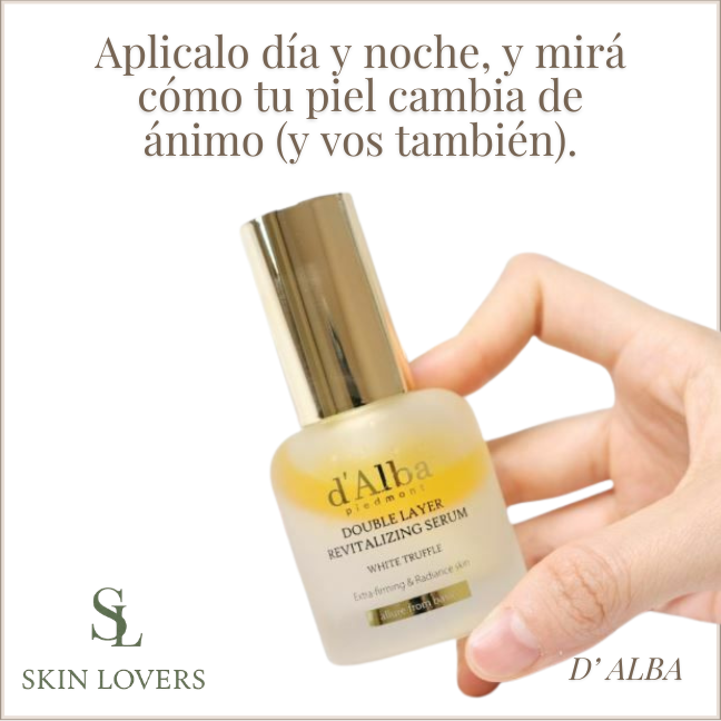 D'ALBA PIEDMONT DOUBLE LAYER REVITALIZING SERUM -EXTRA FIRMING & RADIANCE SKIN-