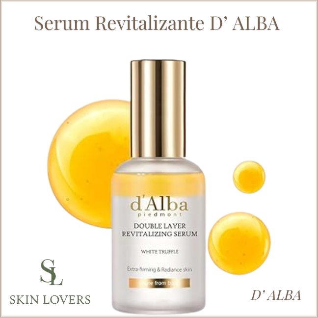 D'ALBA PIEDMONT DOUBLE LAYER REVITALIZING SERUM -EXTRA FIRMING & RADIANCE SKIN-