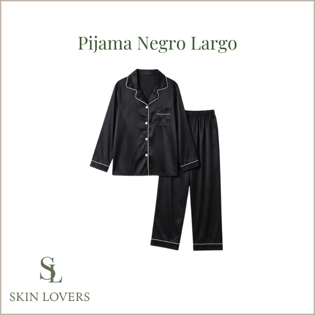 PIJAMA NEGRO LARGO