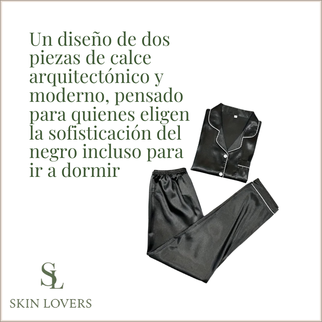 PIJAMA NEGRO LARGO