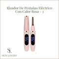 RIZADOR DE PESTAÑAS ELÉCTRICO CON CALOR ROSA - 3
