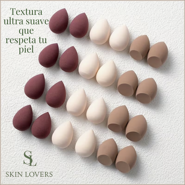 30 MINI ESPONJAS DE MAQUILLAJE
