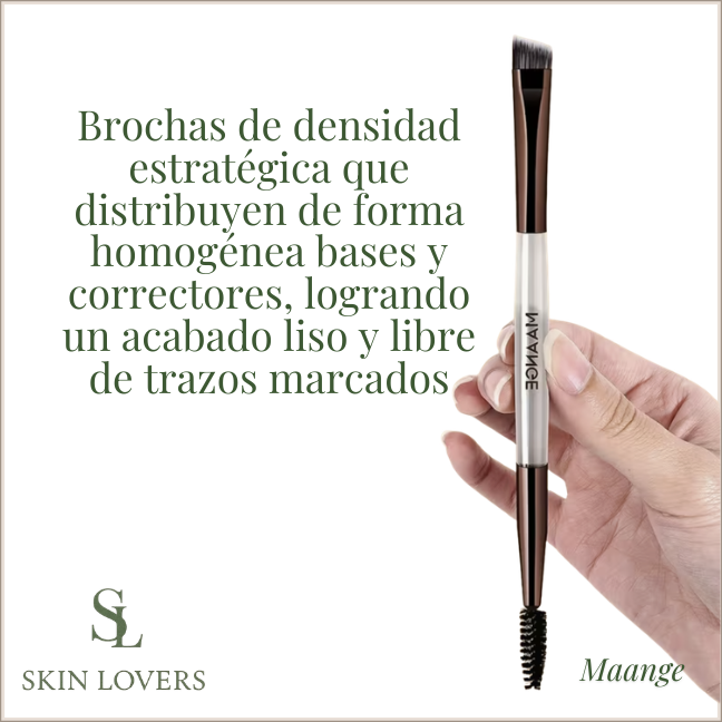 BROCHAS DE MAQUILLAJE CON BOLSA, 8 PIEZAS - MAANGE