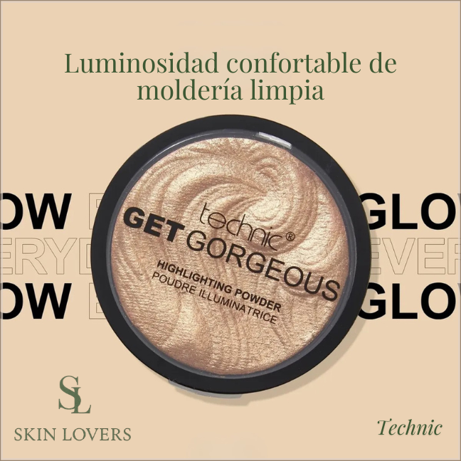 ILUMINADOR EN POLVO GET GORGEOUS - TECHNIC