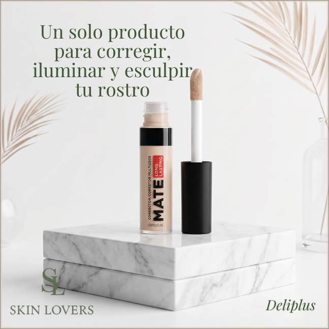 CORRECTOR FLUIDO MULTIUSOS LONG LASTING MATE - DELIPLUS