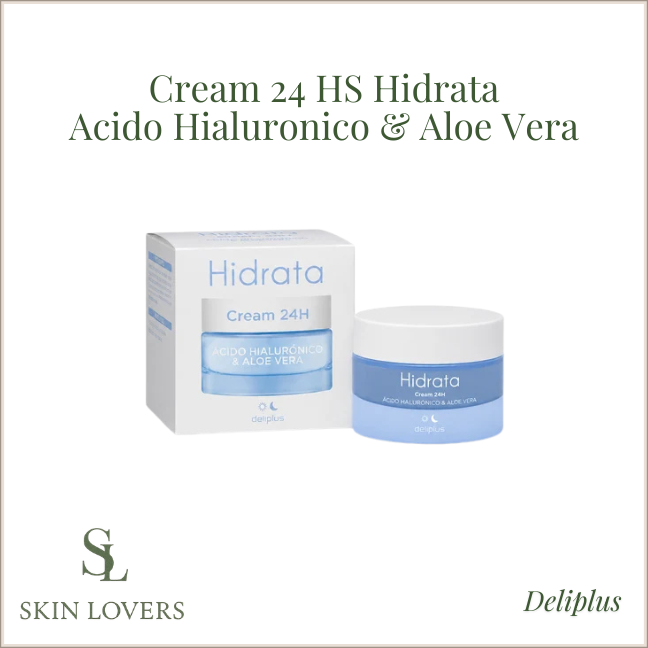 CREAM 24HS HIDRATA (ÁCIDO HIALURONICO & ALOE VERA) - DELIPLUS