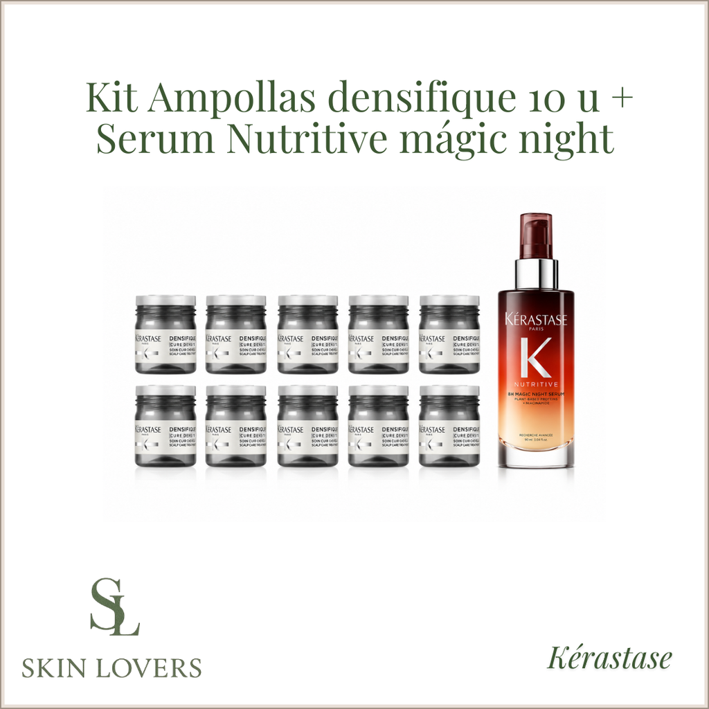KIT AMPOLLAS DENSIFIQUE 10u + SERUM NUTRITIVE 8H MÁGIC NIGHT - KERASTASE