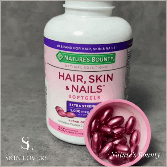 Suplemento Para Cabello, Piel Y Uñas 5.000 mcg Biotin Argan Oil Infused - NATURE'S BOUNTY