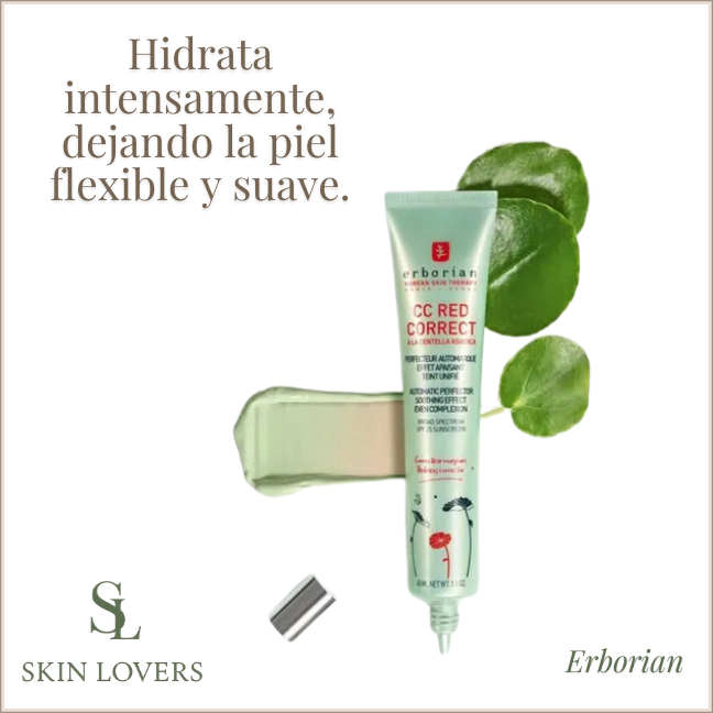 CC CREAM RED CORRECT BROAD SPECTRUM SPF 25 SUNSCREEN 45ML - ERBORIAN