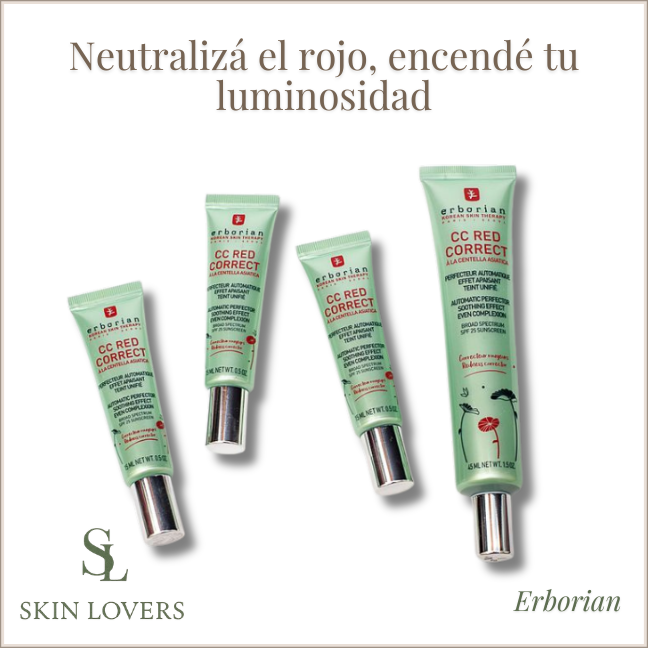 CC CREAM RED CORRECT BROAD SPECTRUM SPF 25 SUNSCREEN 45ML - ERBORIAN