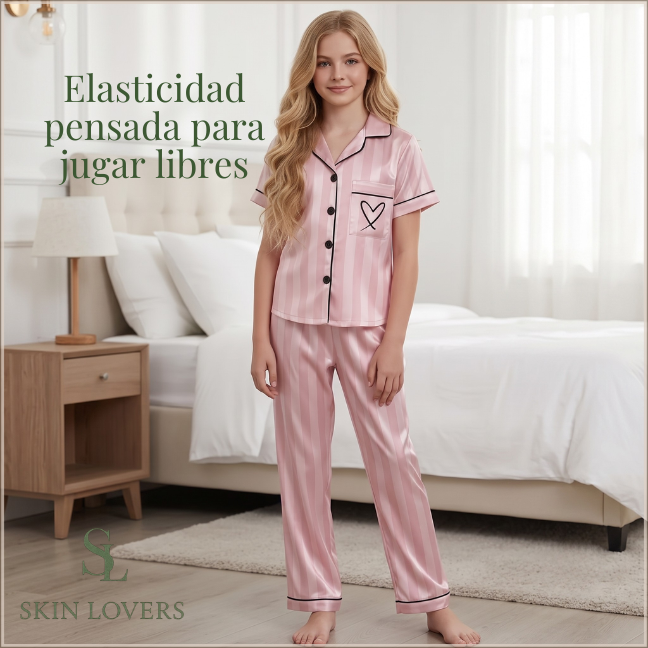PIJAMA CAMISERO DE NIÑA
