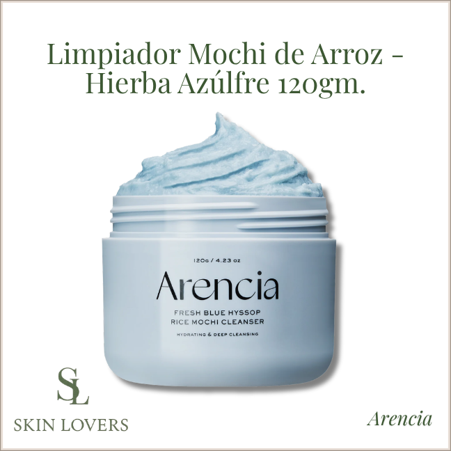 FRESH BLUE HYSSOP RICE MOCHI CLEANSER 120G - ARENCIA