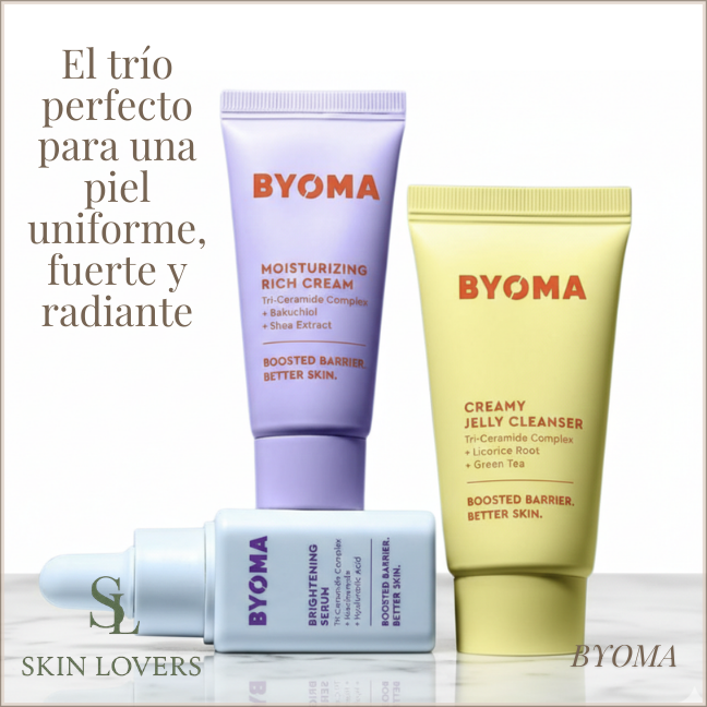 So Bright Set (Mini Cleanser, Mini Rich Cream & Mini Brightening Serum) - BYOMA