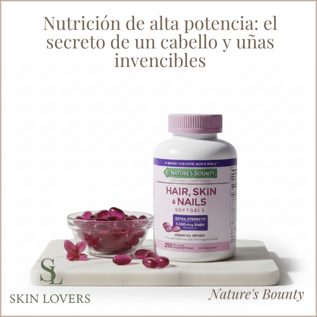 Suplemento Para Cabello, Piel Y Uñas 5.000 mcg Biotin Argan Oil Infused - NATURE'S BOUNTY